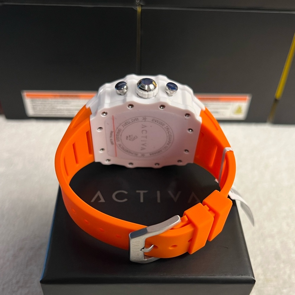 ActivaFury Invicta Men's Watch-44.3mm
MOD-ACW2305-015 White&Orange
Skeleton(NWT) - Picture 7 of 10